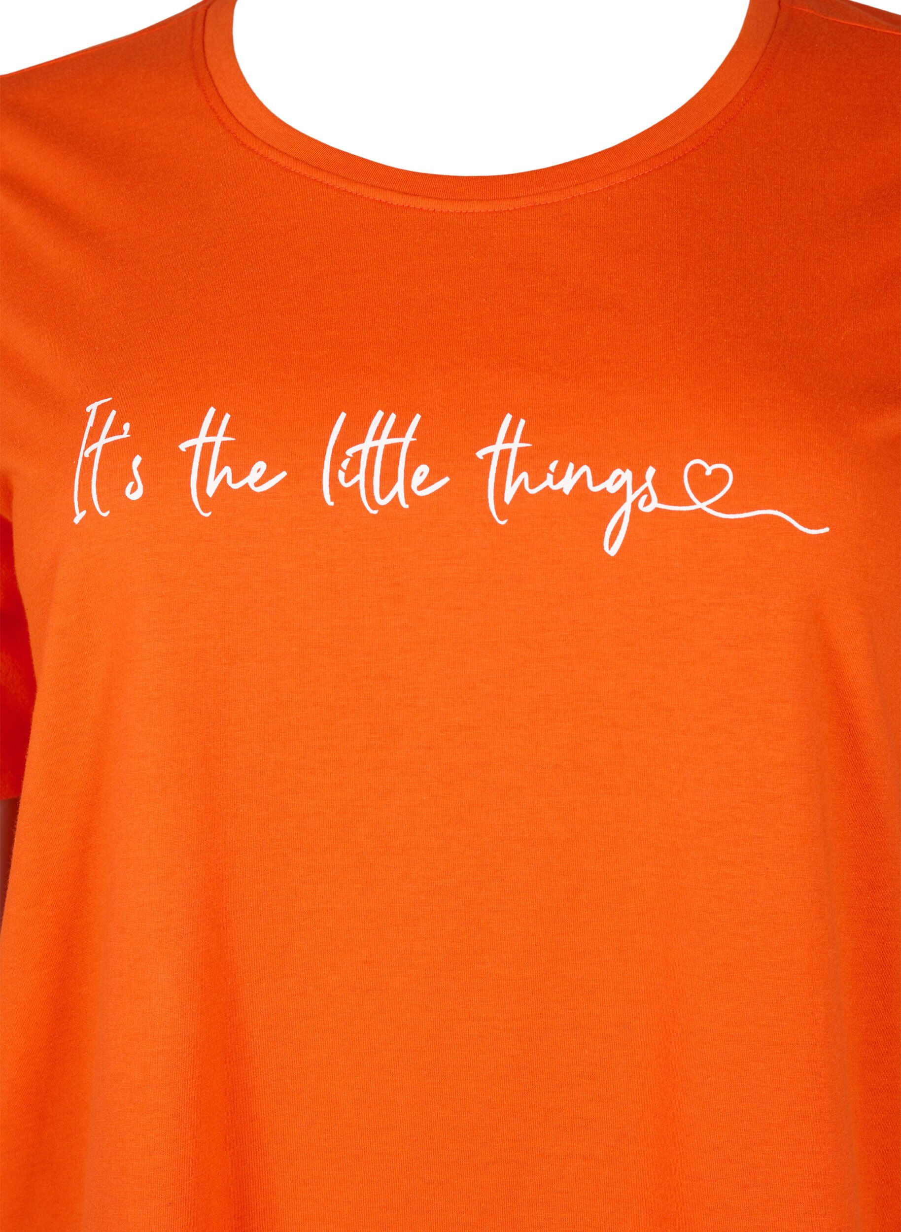 Zizzi FLASH - T-shirt avec motif, Orange.com, Packshot image number 2