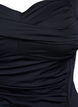 Tankini drap&eacute;, Noir, Packshot image number 2