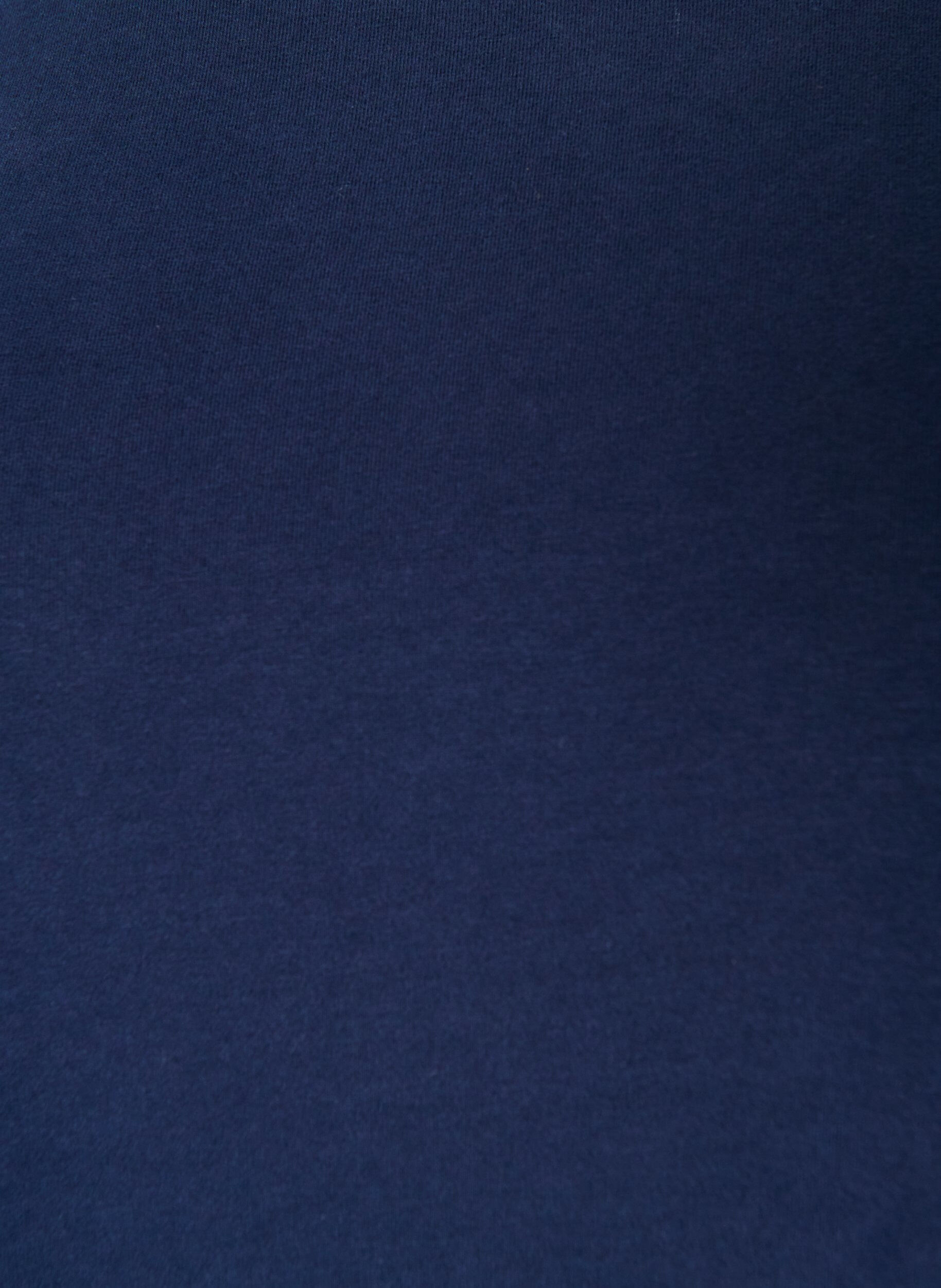 ZizziBlouse basique en jersey &agrave; manches longues, Bleu, Packshot image number 2