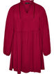 Robe coupe &eacute;vas&eacute;e avec une taille empire, Rouge, Packshot image number 0