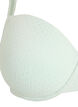 Soutien-gorge moul&eacute; en microfibre &agrave; texture dobby, Vert clair, Packshot image number 2