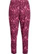 Pantalon de pyjama en coton avec imprim&eacute;, Bordeaux fonc&eacute;, Packshot image number 1