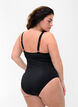 Maillot de bain avec détail en cordon, Black, Model image number 1
