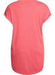 Chemise de nuit &agrave; manches courtes avec imprim&eacute; texte, Rouge, Packshot image number 1