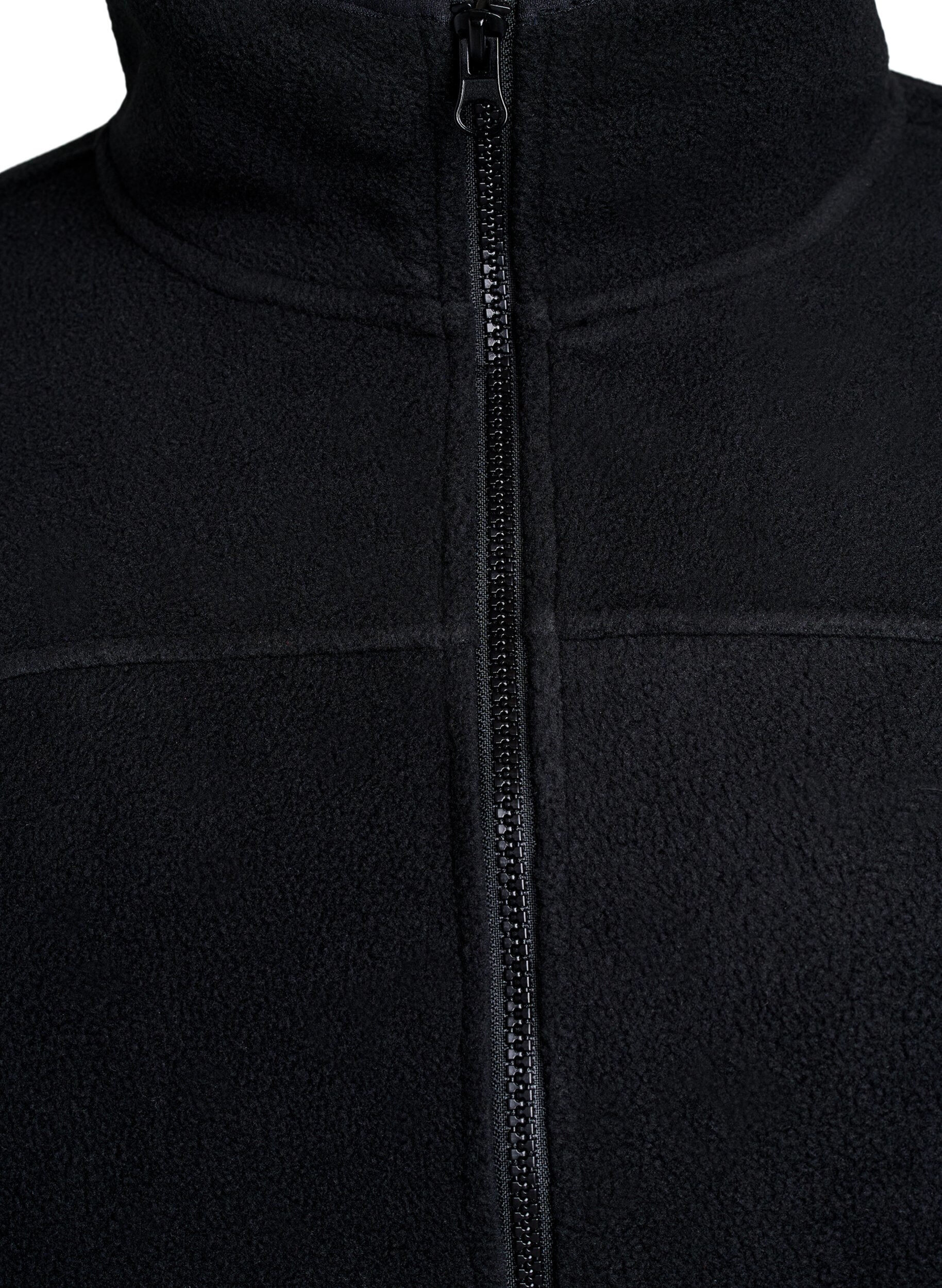 ZizziVeste en polaire avec poches, Noir, Packshot image number 2