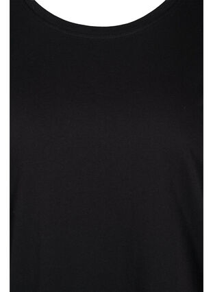 T-shirt ample à manches mi-longues, Black, Packshot image number 2