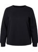Blouse unie texturée, Black, Packshot image number 0