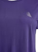 T-shirt long d'entra&icirc;nement, Violet, Packshot image number 2