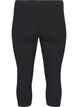 Leggings 3/4 de base en viscose, Black, Packshot image number 1