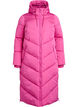 Doudoune longue avec capuche et poches, Rose, Packshot image number 0