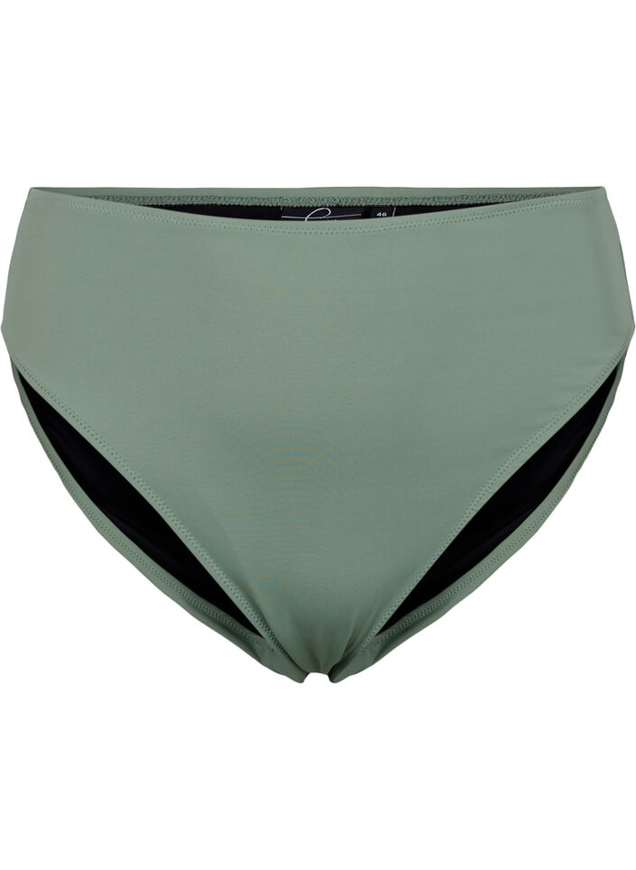 Culotte de bikini Tai à taille régulière, Vert clair, Packshot image number 0