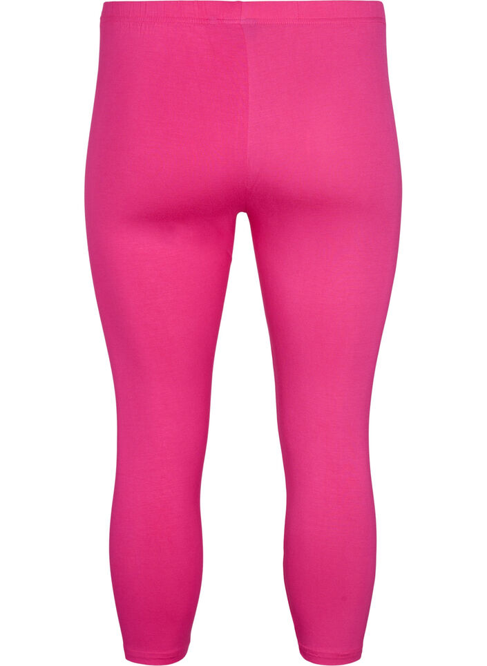 Leggings basiques longueur 3/4 en viscose, Rose, Packshot image number 1