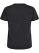 T-shirt en coton bio avec imprim&eacute; rock, Noir, Packshot image number 1