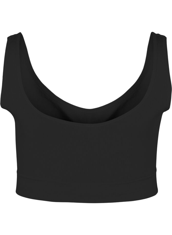 Soutien-gorge souple sans rembourrage, Noir, Packshot image number 1