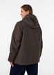 Veste d'hiver imperm&eacute;able avec capuche amovible, Marron, Model image number 2