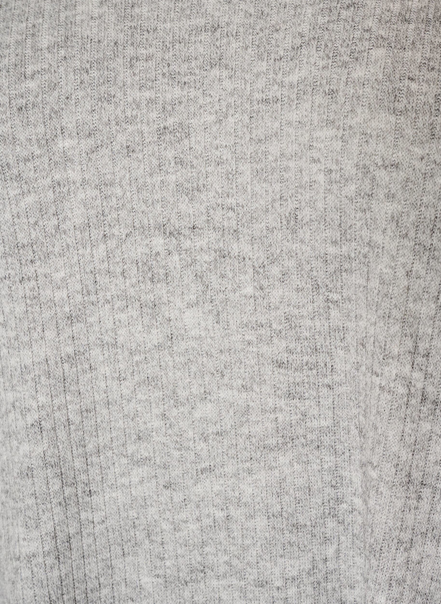 ZizziBlouse en jersey c&ocirc;tel&eacute; avec col en V, Gris, Packshot image number 2