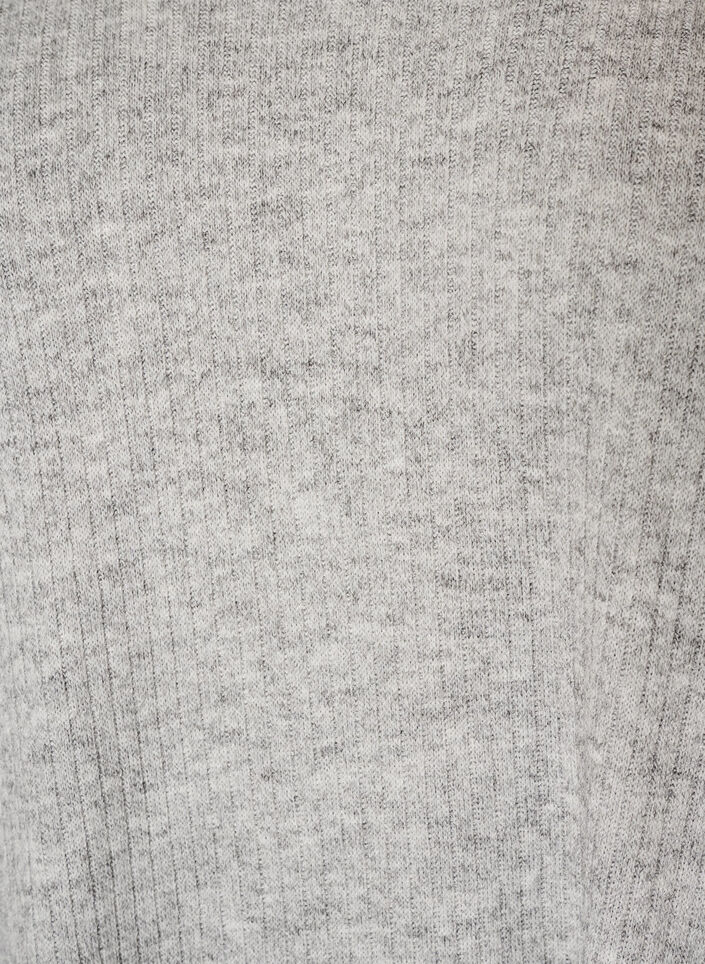 Blouse en jersey c&ocirc;tel&eacute; avec col en V, Gris, Packshot image number 2