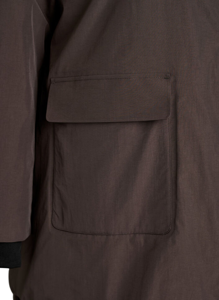 Parka imperm&eacute;able &agrave; capuche, Marron, Packshot image number 3