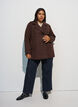 Manteau court avec fermeture &agrave; double-boutonnage, Marron, Model image number 1