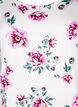 Chemisier floral à manches courtes en viscose, White Pink AOP, Packshot image number 2