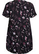 Robe courte avec imprim&eacute; floral, Noir, Packshot image number 1