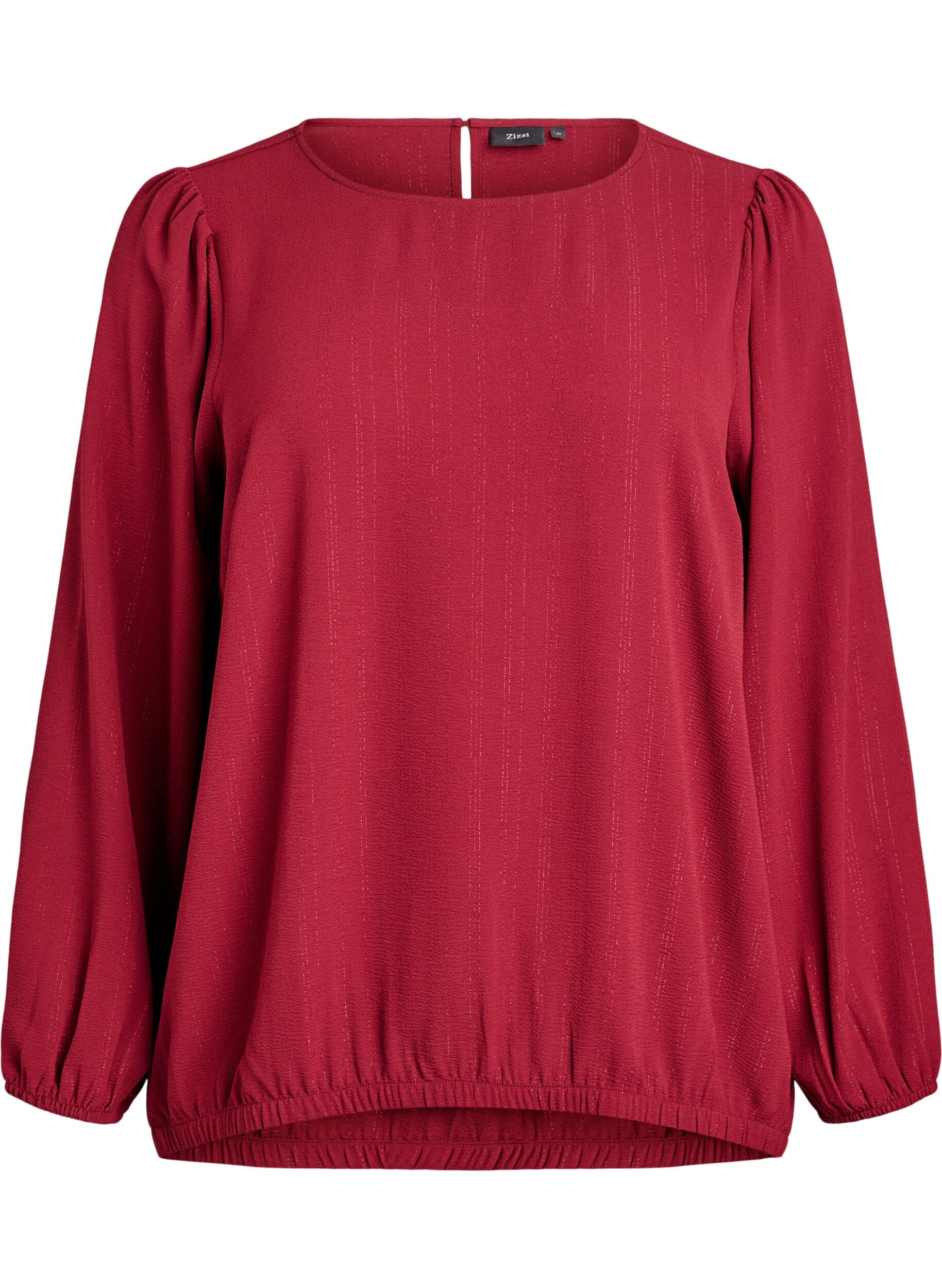 ZizziBlouse avec des paillettes, Bordeaux fonc&eacute;, Packshot image number 0