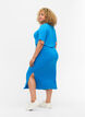 Jupe midi moulante en viscose, Ibiza Blue, Model image number 1