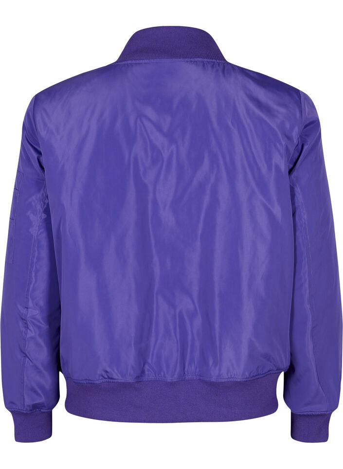 Blouson bombardier avec fermeture éclair, Purple Opulence, Packshot image number 1