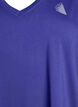 Sports top with V-neck, Violet, Packshot image number 2