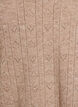 Blouse en maille pointelle &agrave; manches courtes, Beige, Packshot image number 2