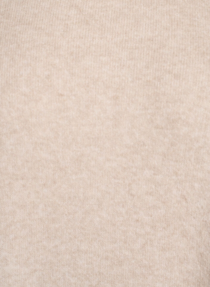 Robe courte en maille sans manches, Beige, Packshot image number 2