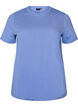 T-shirt basique en coton &agrave; col rond, Mauve, Packshot image number 0