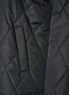 Veste l&eacute;g&egrave;rement matelass&eacute;e en losange, Noir, Packshot image number 3