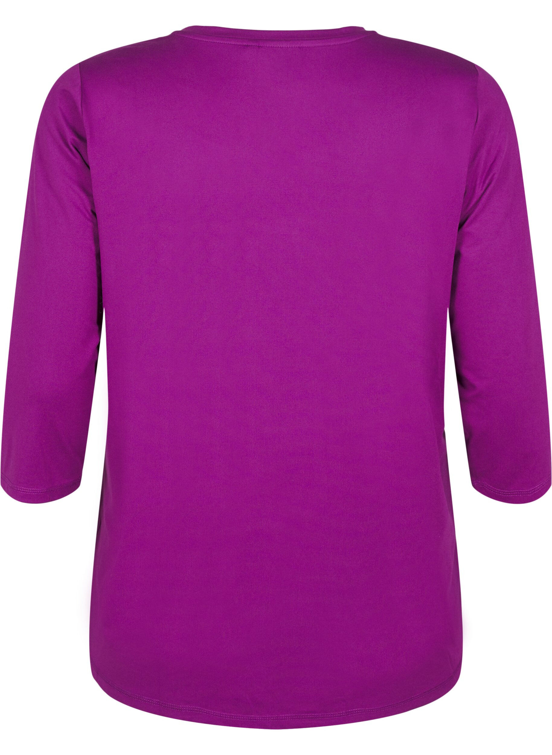 ZizziHaut de sport &agrave; manches 3/4, Violet, Packshot image number 1