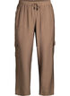 Pantalon cargo taille haute, Beige, Packshot image number 0