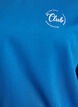 Sweatshirt avec motif &agrave; l'avant, Bleu, Packshot image number 2
