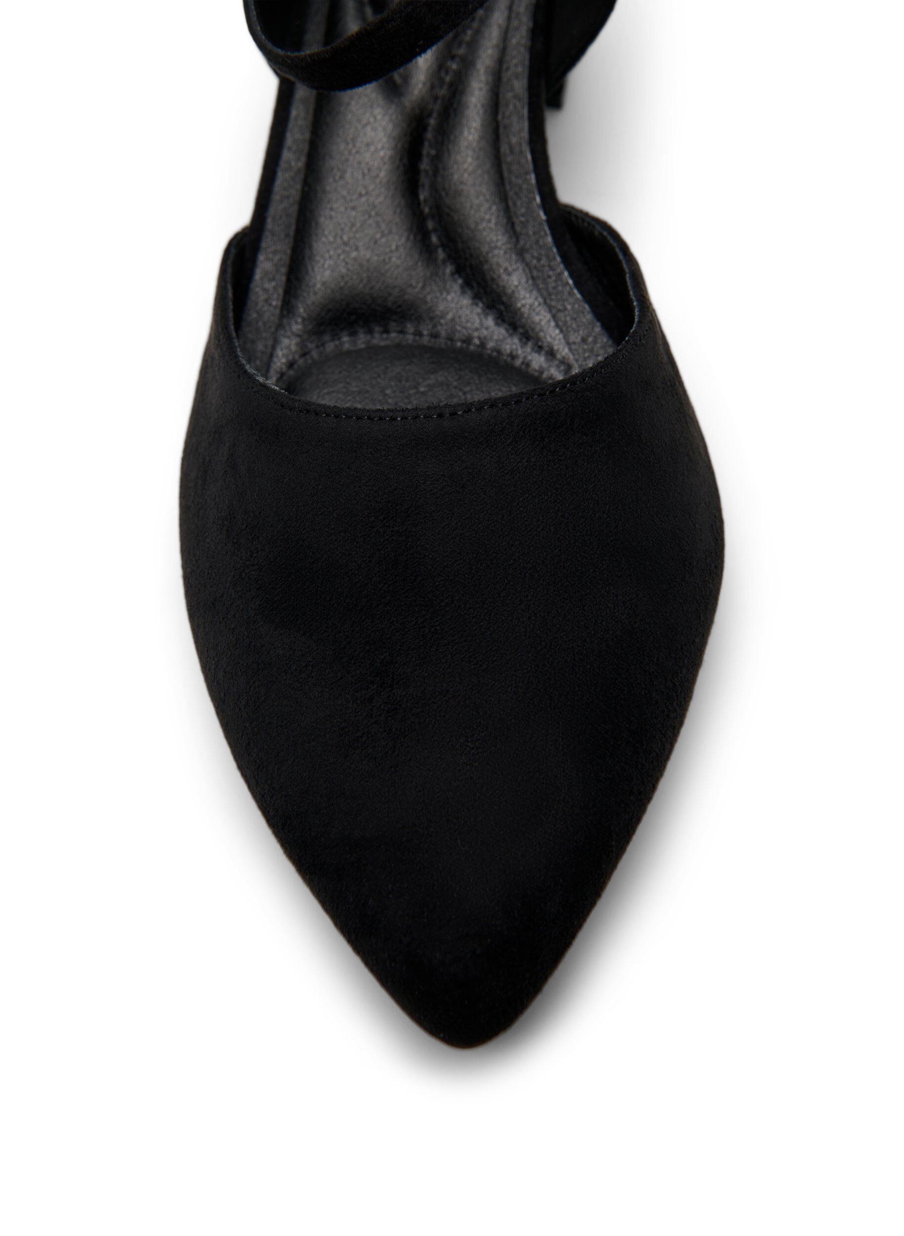 Zizzi Escarpins &agrave; doubles brides, Noir, Packshot image number 4