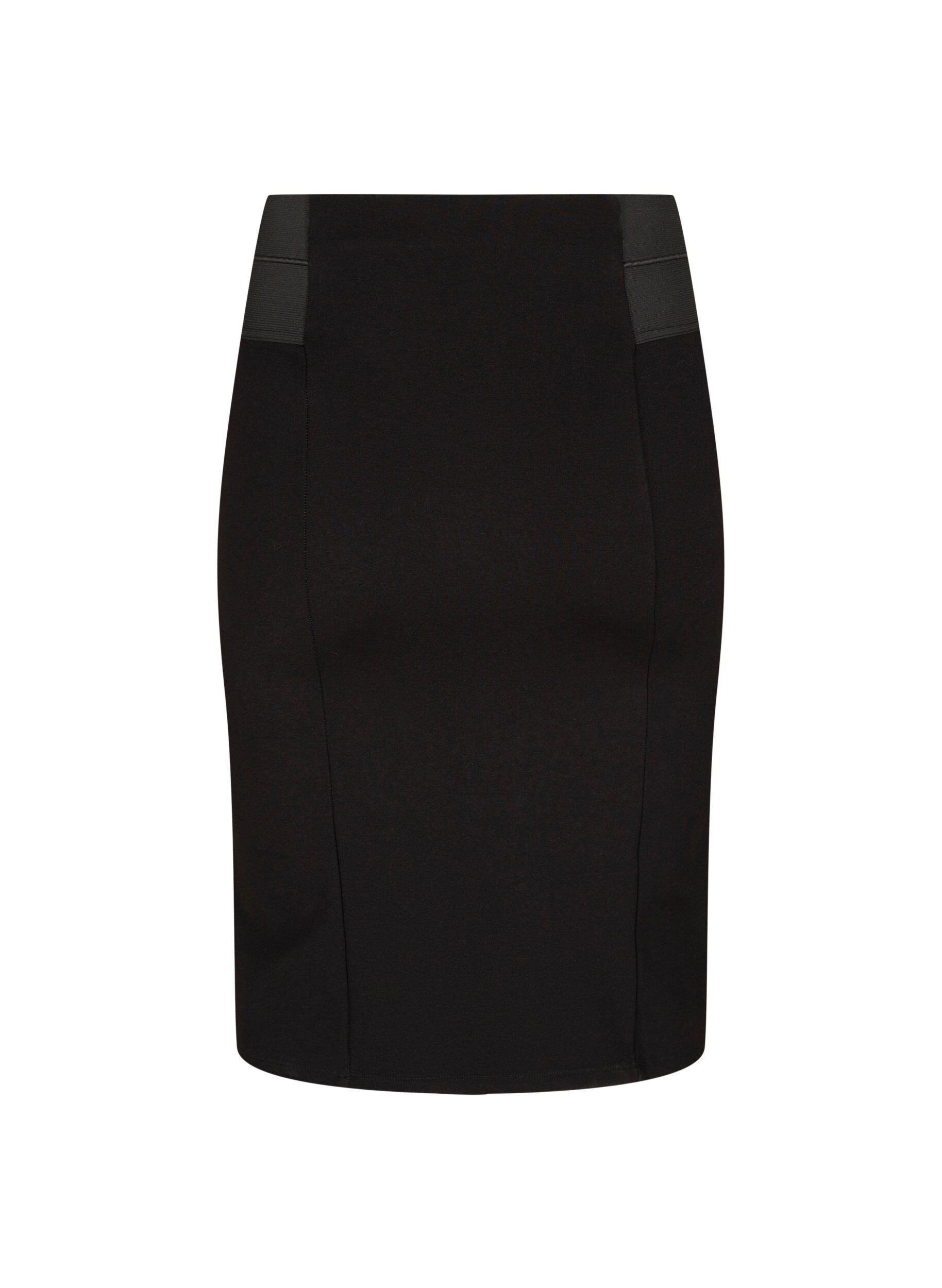 ZizziJupe moulante avec &eacute;lastique &agrave; la taille, Noir, Packshot image number 1