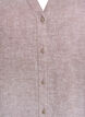 Chemise longue en lin et viscose, Marron, Packshot image number 2