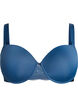 Soutien-gorge moul&eacute; avec maille, Bleu, Packshot image number 0