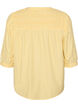 Blouse avec smock et manches 3/4, Jaune clair, Packshot image number 1