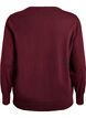 FLASH - Cardigan en maille fine avec col rond, Bordeaux, Packshot image number 1