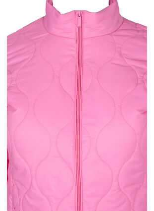 Veste matelassée avec fermeture éclair et poches, Hot Pink, Packshot image number 2