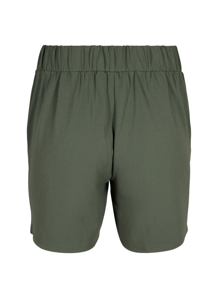 Short avec poches et coupe ample, Vert, Packshot image number 1
