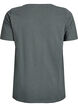 T-shirt en coton uni basique, Vert fonc&eacute;, Packshot image number 1