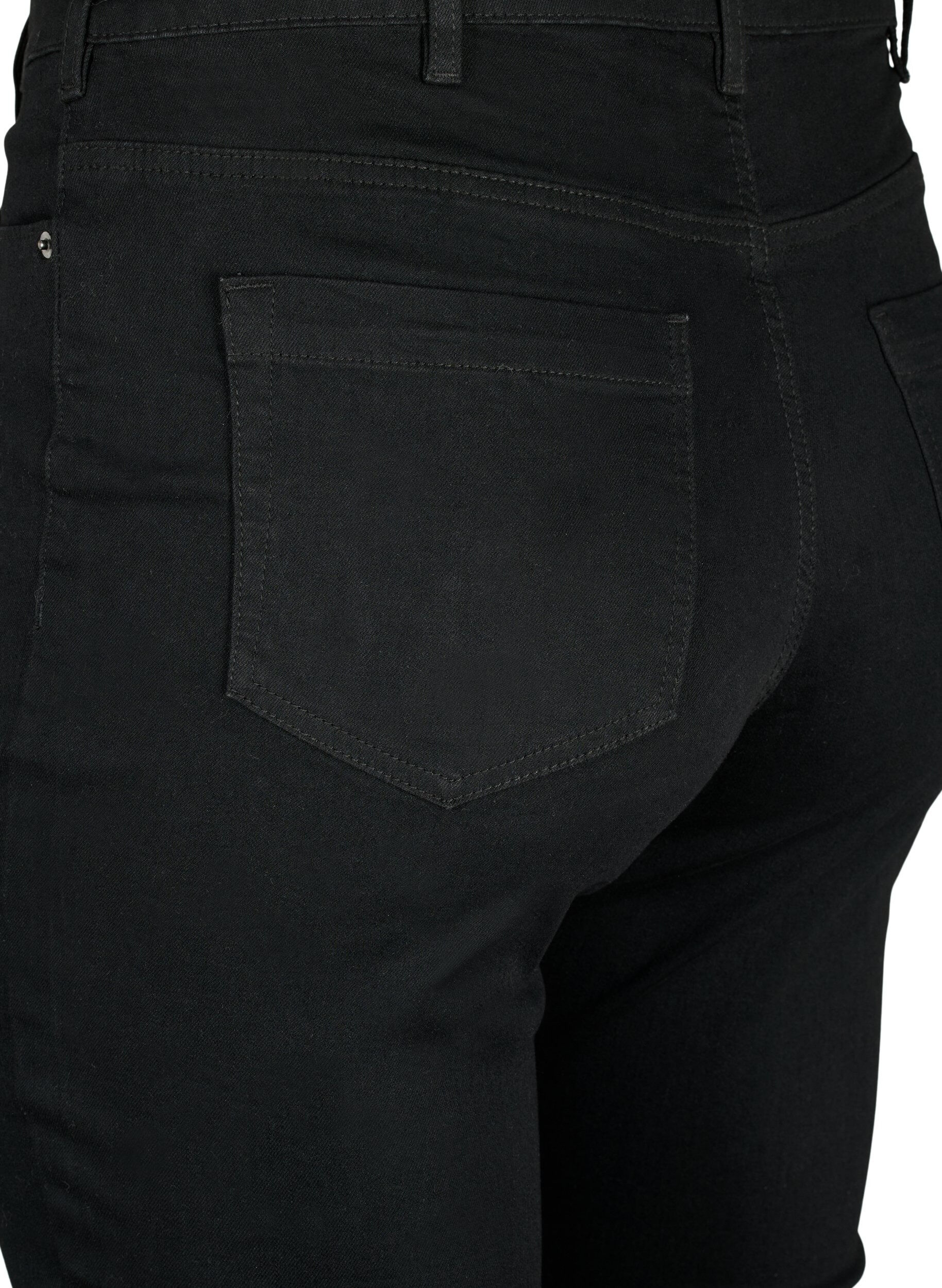 ZizziJean Amy taille haute et coupe super slim, Noir, Packshot image number 3