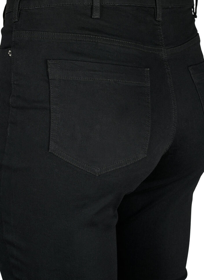 Jean Amy taille haute et coupe super slim, Noir, Packshot image number 3