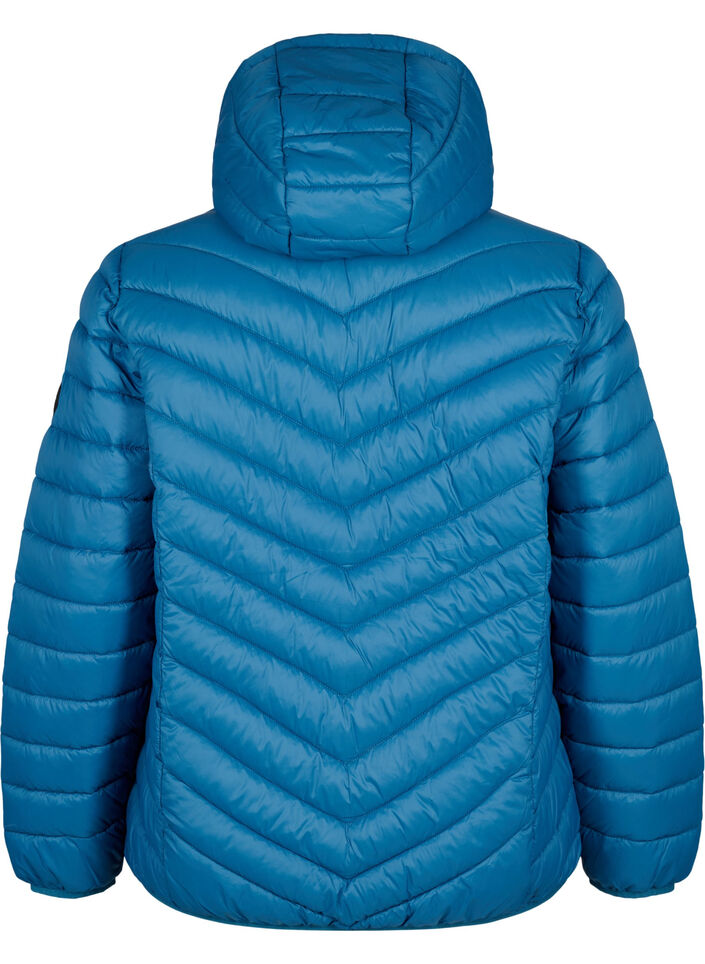 Veste légère à capuche, Bleu pétrole, Packshot image number 1