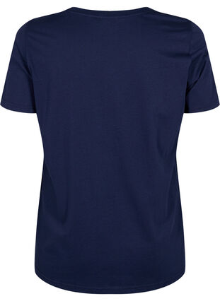 T-shirt en coton avec texte imprimé, Night Sky W. Las, Packshot image number 1