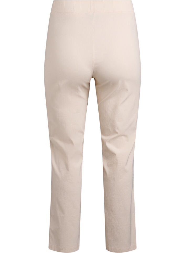 Pantalon extensible en viscose, Beige, Packshot image number 1